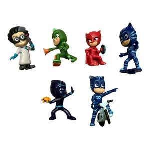PJ Masks Character Figurine Set Catboy, Owlette, Gekko + More